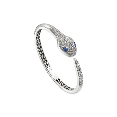 BVLGARI Serpenti Seduttori Bracelet Sapphire "Blue/White Gold"