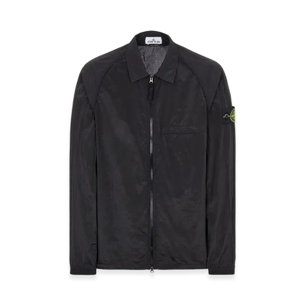 Stone Island 12321 Nylon Metal Garment Dyed Packable Overshirt - 22SS "Black"