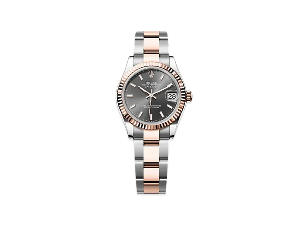 ROLEX Datejust 31mm Oystersteel & Everose Gold 278271 "Slate"