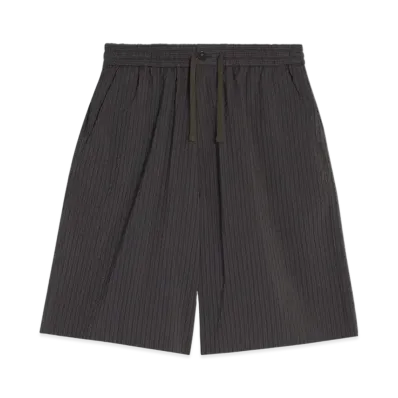 Maison Kitsune Elasticated Bermuda "Ranger Green"