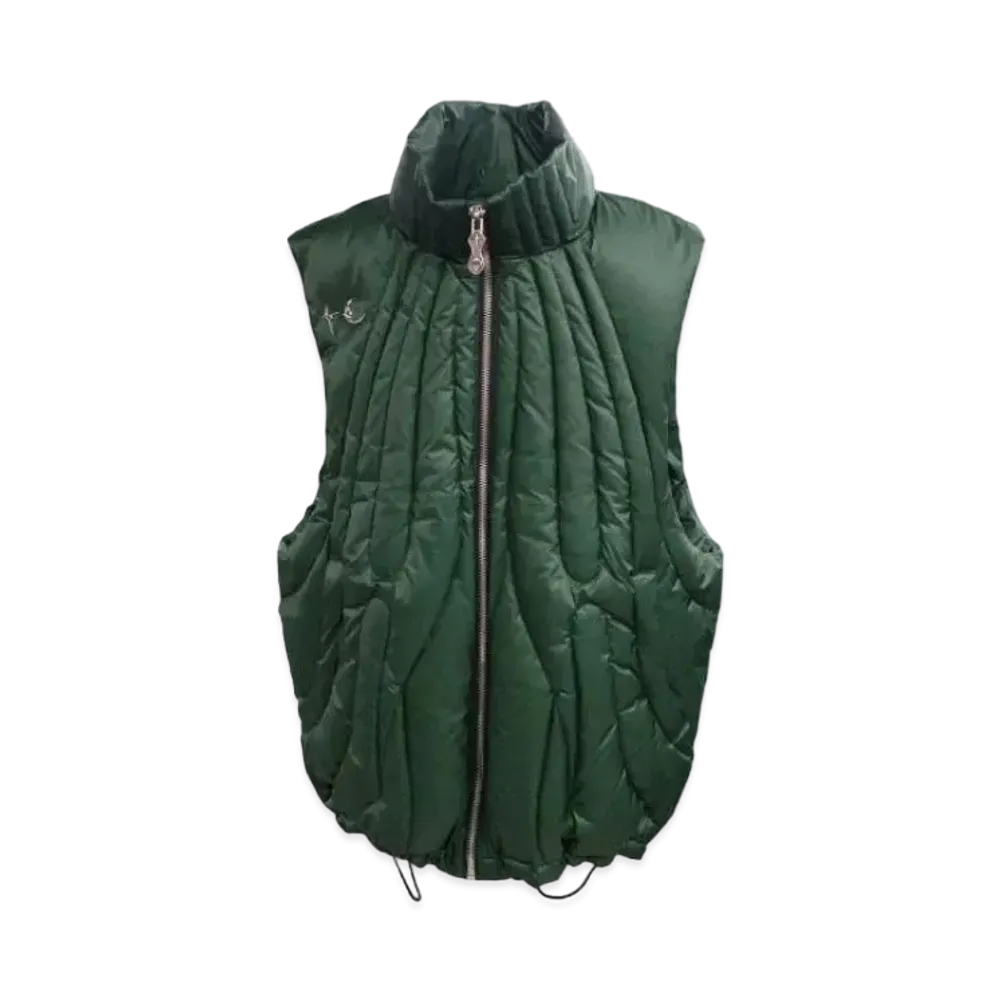 THUG CLUB Cave Goose Down Vest "Khaki"