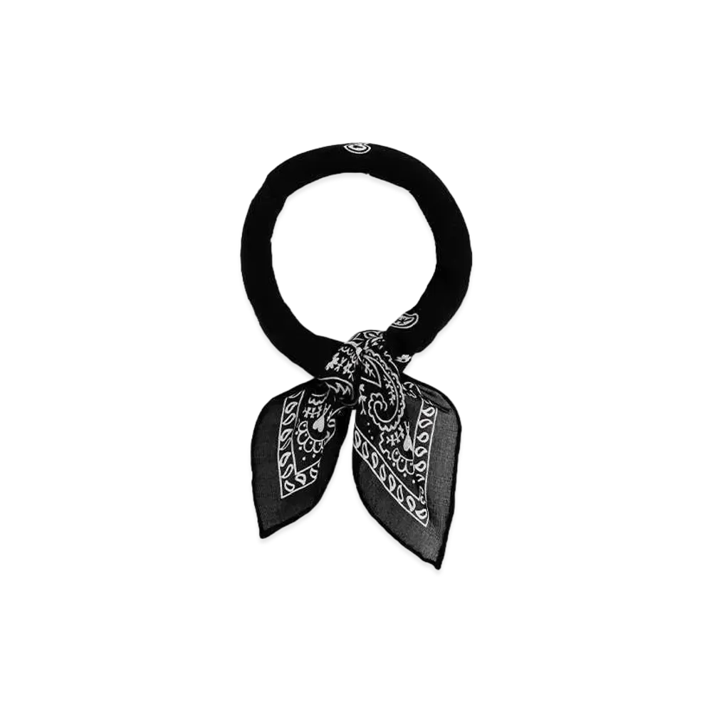 AMI PARIS Ami de Coeur Bandana Scarf "Black"