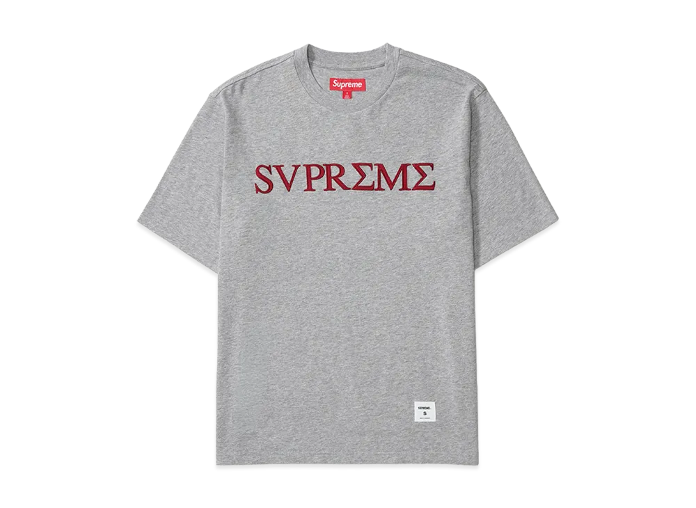 Supreme Greek S/S Top "Heather Grey"