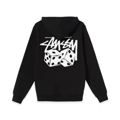 Stussy Pair of Dice Hood "Black"