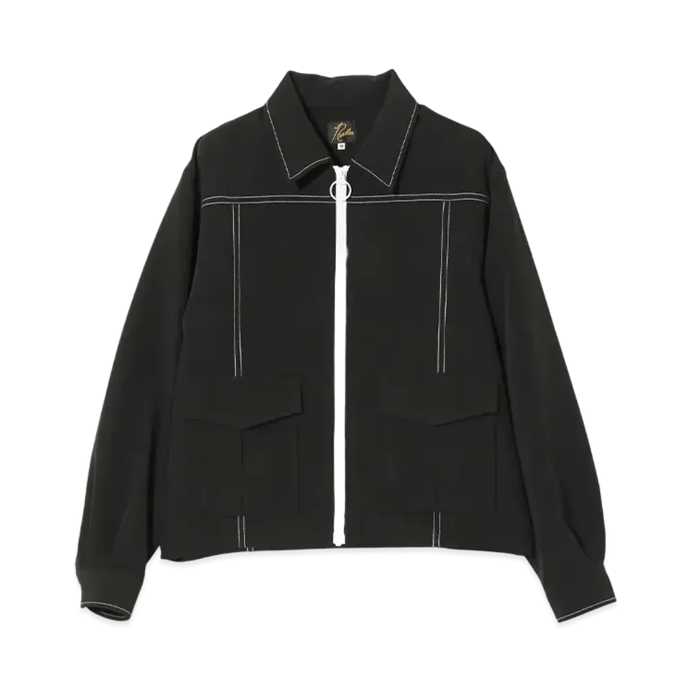 NEEDLES Stitched Sport Jacket - Poly Light Double Cloth "Black"