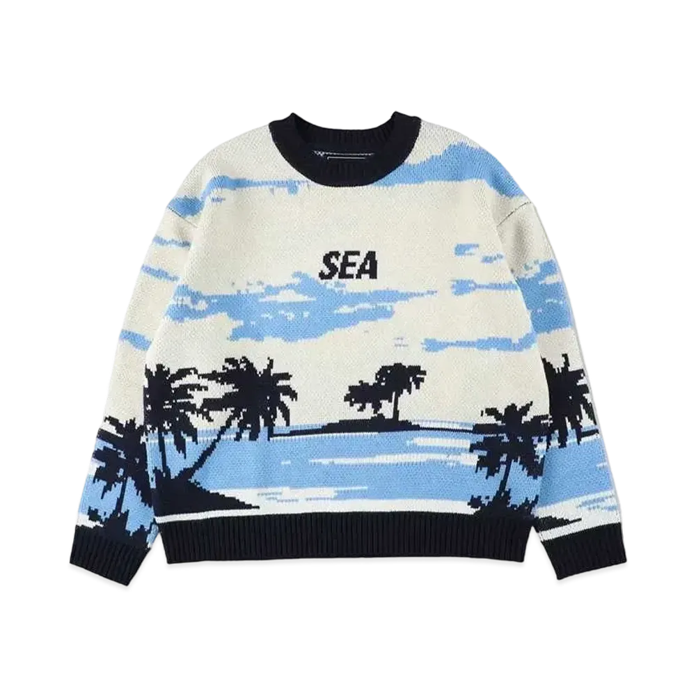 WIND AND SEA Sea Sunset Sweater "Blue"