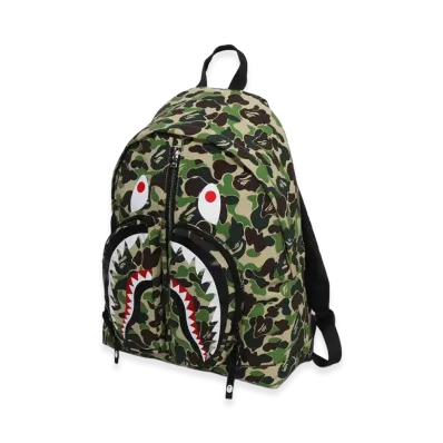 A BATHING APE ABC Camo Shark Daypack "Green"