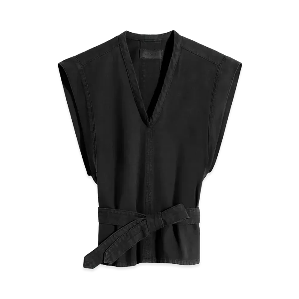 LEMAIRE Women's Denim Chasuble "Black"