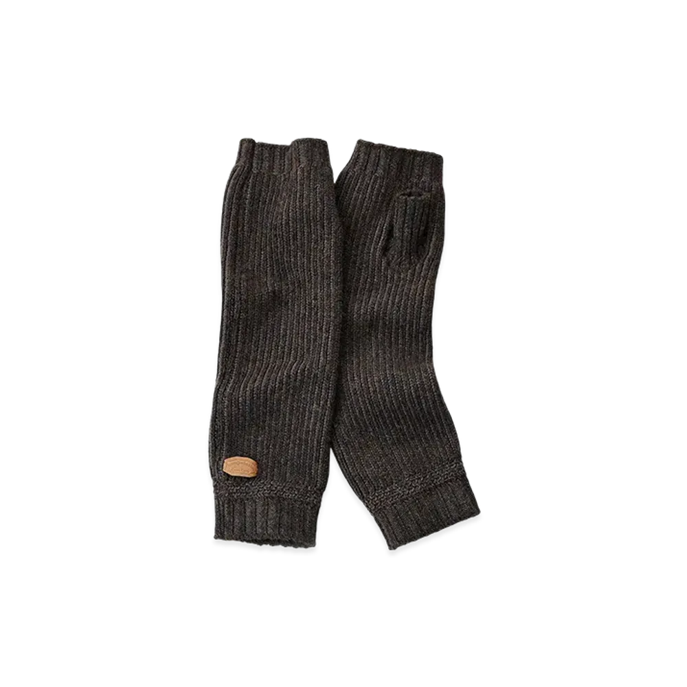 NICENESS Casady Harris Knit Fingerless Gloves "Gray/Khaki"