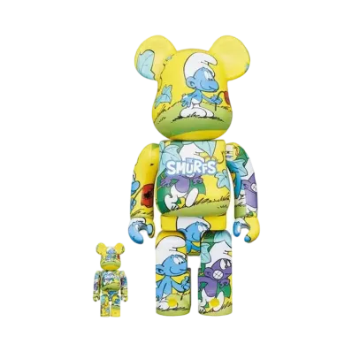 Bearbrick The Smurfs The Purple Smurfs 100% & 400%