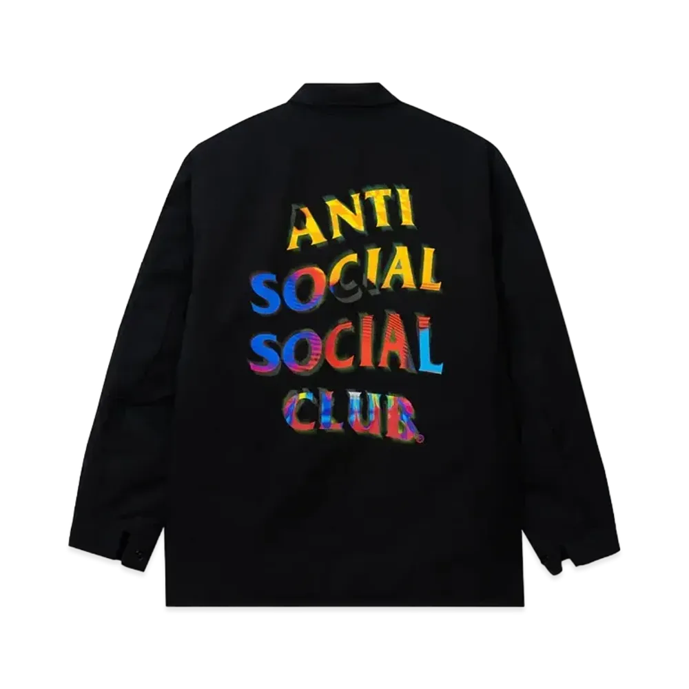 ANTI SOCIAL SOCIAL CLUB FA22 Zuiderzee Black Jacket "Black"