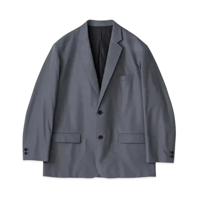 Graphpaper Wooly Cotton Twill Single Jacket "C.Grey"