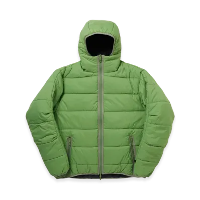 DAIWA PIER39 Tech Reversible Climbers Puff Jacket "Green x Black"