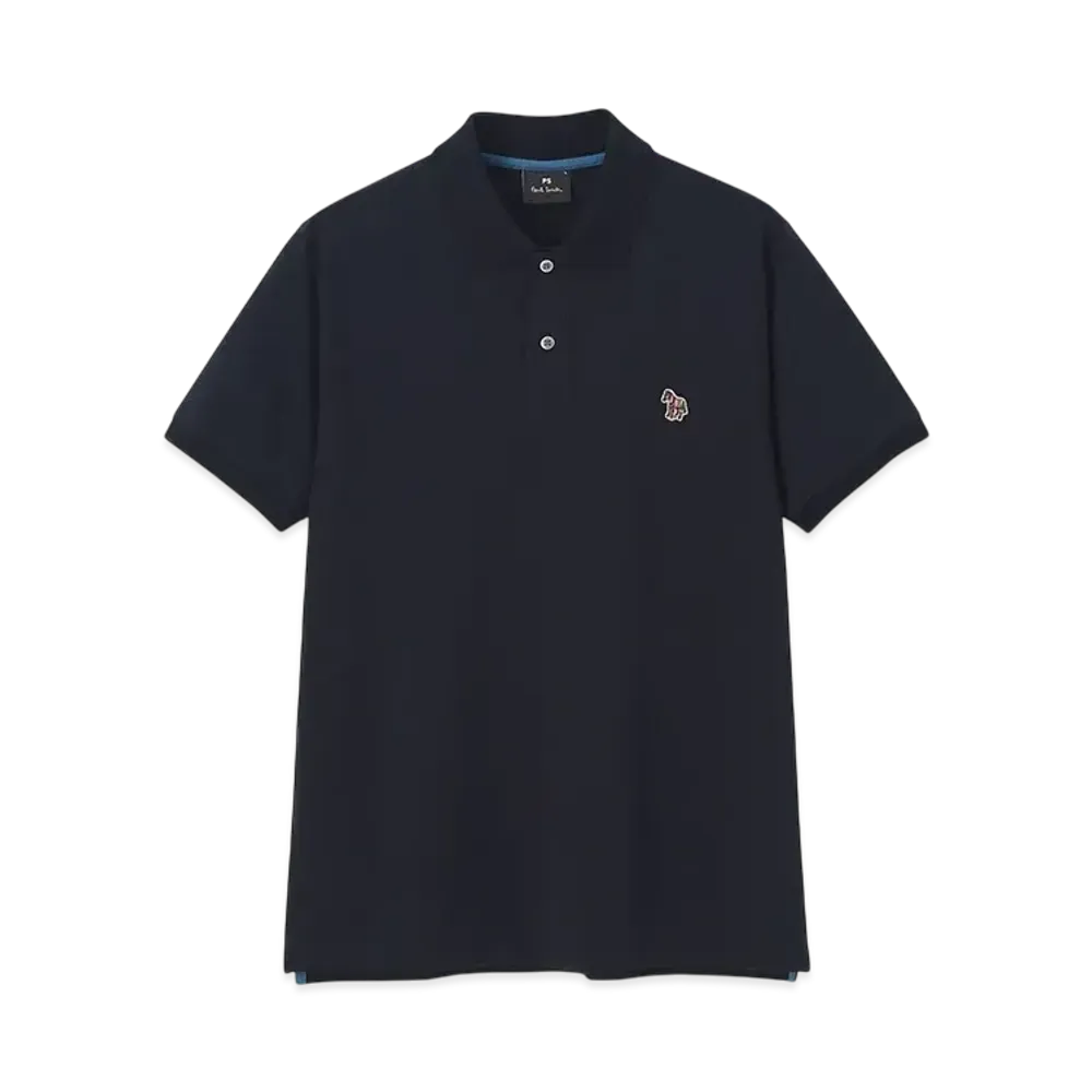 Paul Smith Zebra Patch Polo Shirt "Navy"