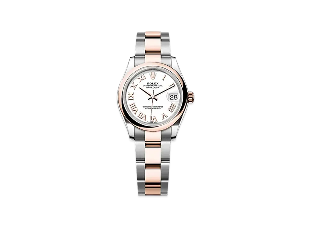 ROLEX Datejust 31mm Oystersteel & Everose Gold 278241 "White"
