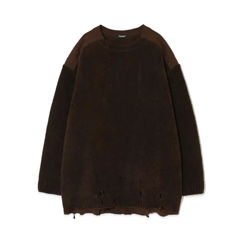 UNDERCOVER Wool Knit Pullover "Brown"