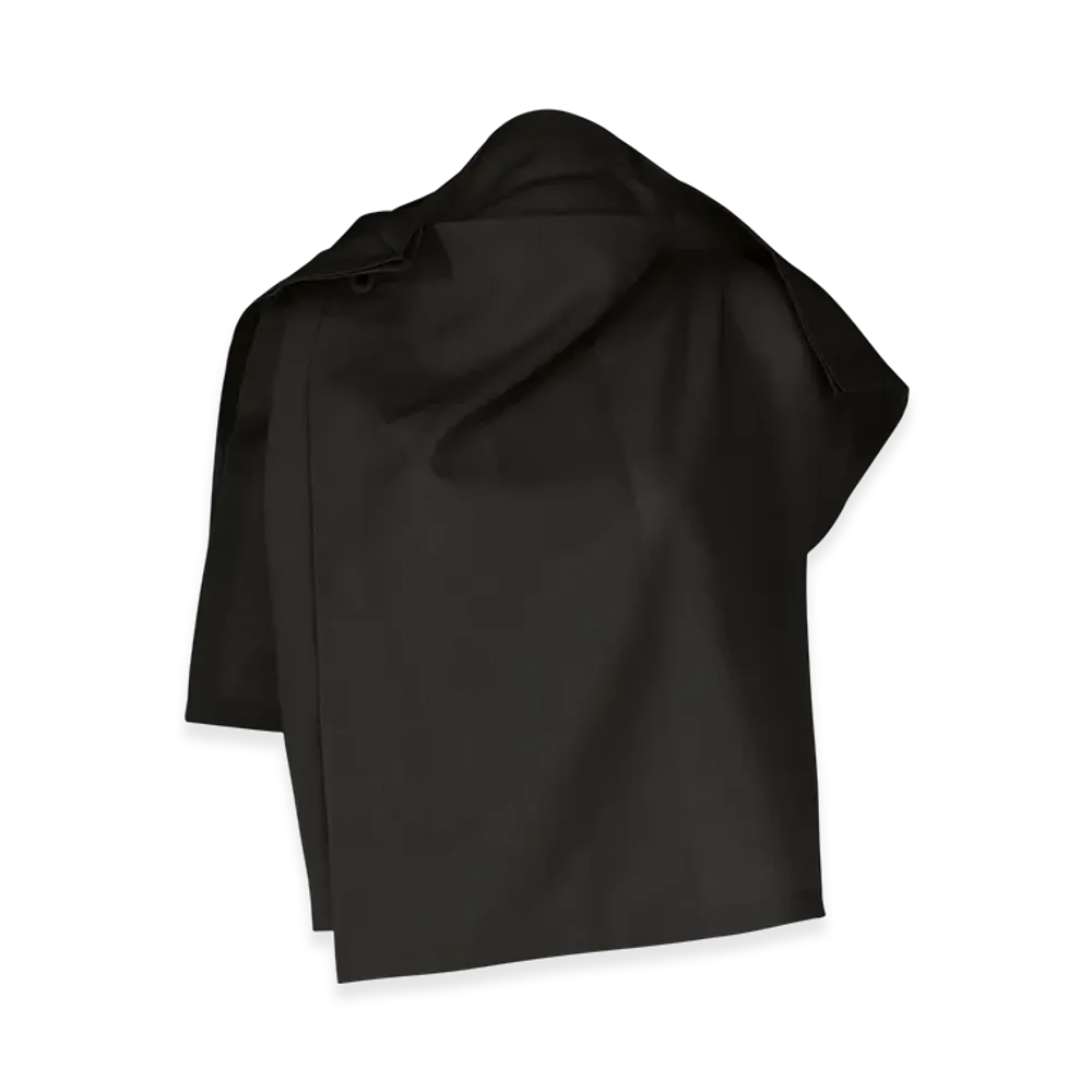 132 5. ISSEY MIYAKE Square Ramie "Black"