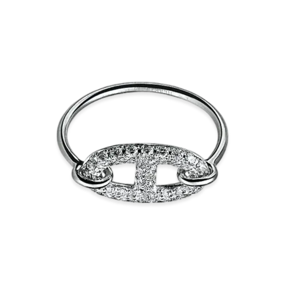 Hermes Ronde Ring "White Gold/Diamond"