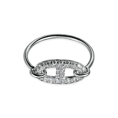 Hermes Ronde Ring "White Gold/Diamond"