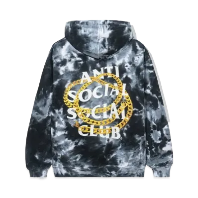 ANTI SOCIAL SOCIAL CLUB Good Hoodie Tie Dye "Black" (SS20)
