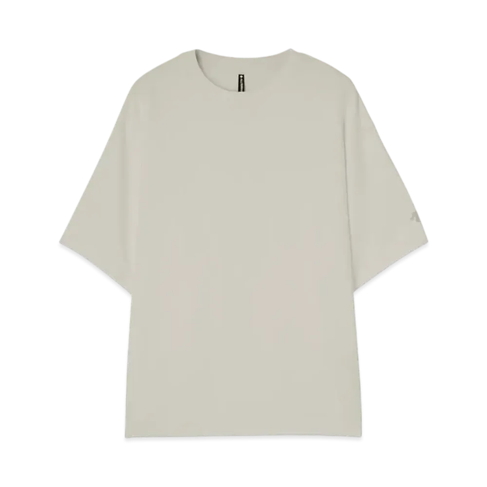 DESCENTE ALLTERRAIN Stretch Twill Half Sleeve T-Shirt "Gray Beige"