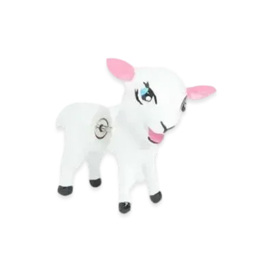 BALENCIAGA Happy Lamb Pierce "White"