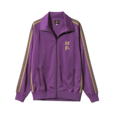 NEEDLES x KAE TANAKA Track Jacket Poly Smooth "Purple"