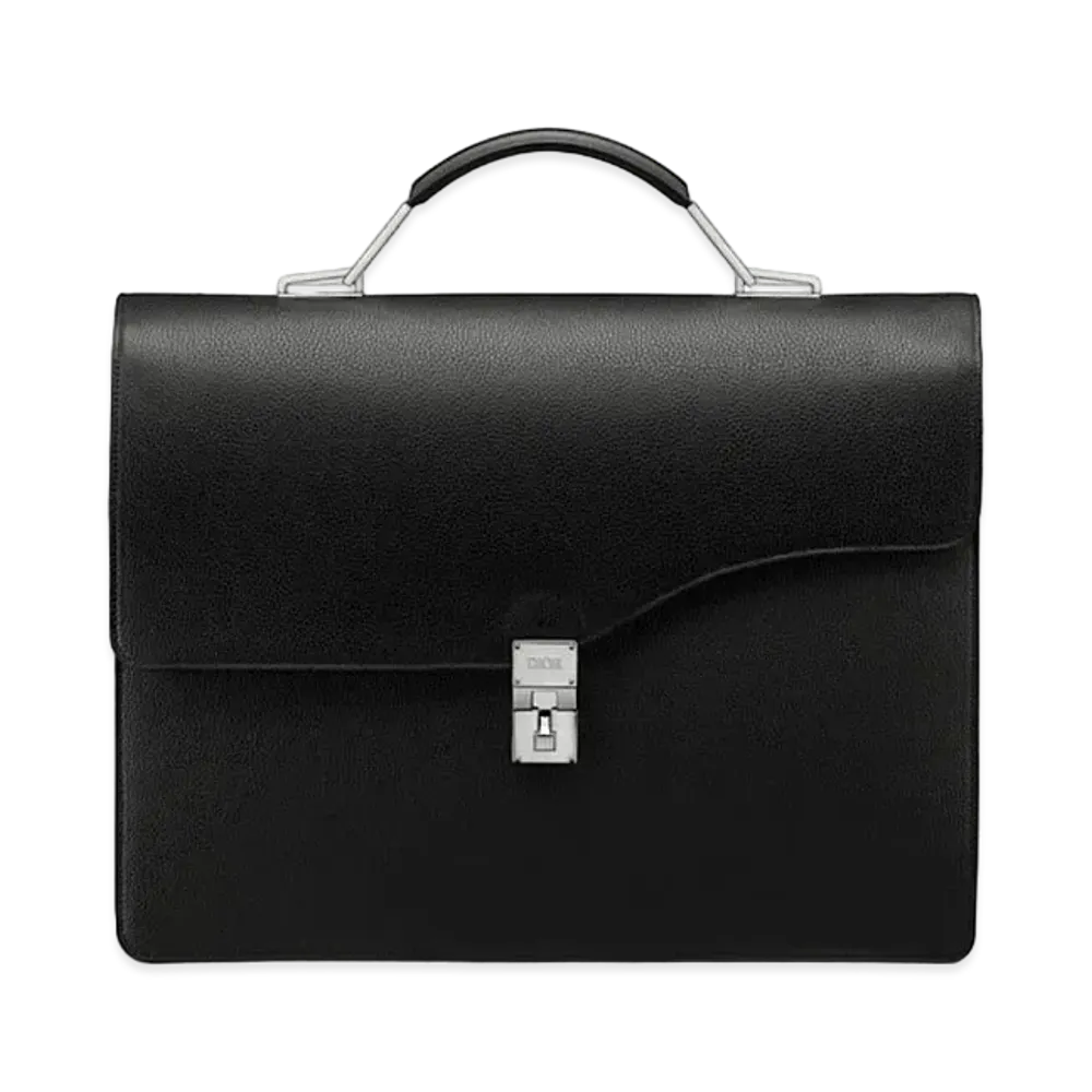 Dior Dior Elite Briefcase Grained Calfskin "Black"