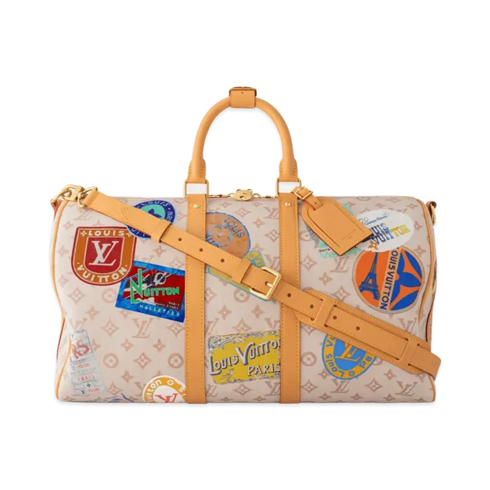 Louis Vuitton Keepall Bandouliere 45 Monogram Dune Canvas