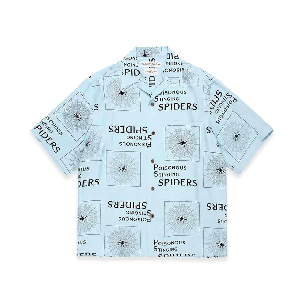 WACKO MARIA x The Phoenician Scheme Hawaiian Shirt "Blue"