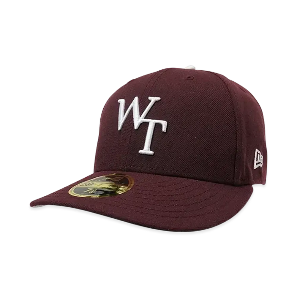 WTAPS 59Fifty Low Profile / Cap / Poly Twill New Era "Maroon" 242NENED-HT02