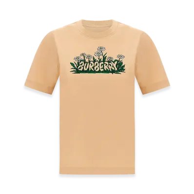 Burberry Women's Printed T-Shirt "LIght Beige"