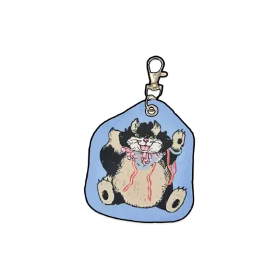 Disney x Yuko Higuchi Lucifer Key Chain "Light Blue"