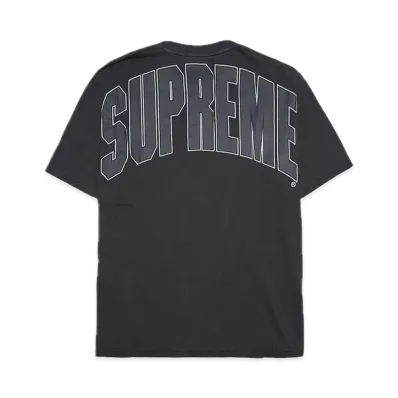 Supreme Cracked Back Arc S/S Top "Black"