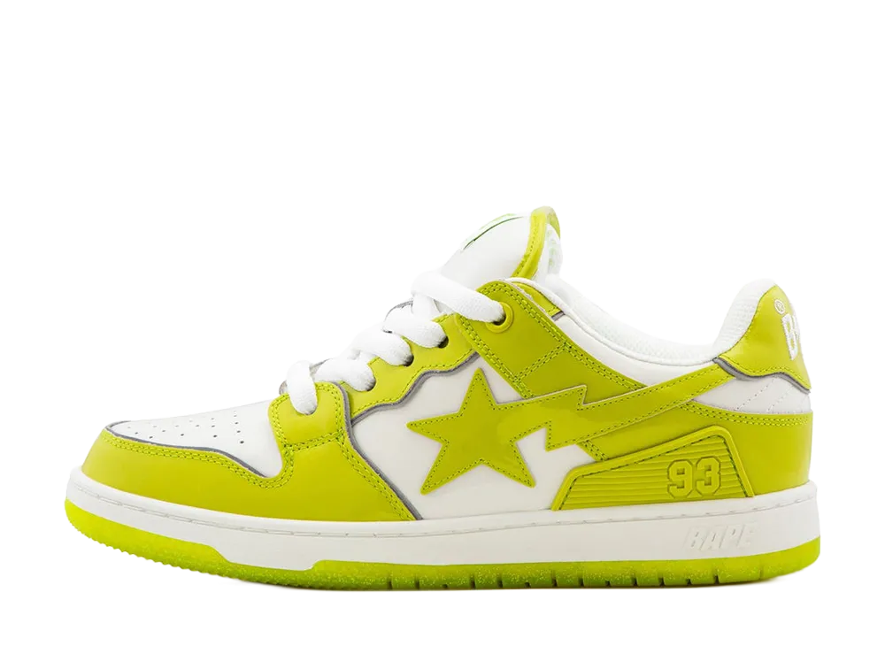 A BATHING APE Women's SK8 STA BOLD #1 "Green"