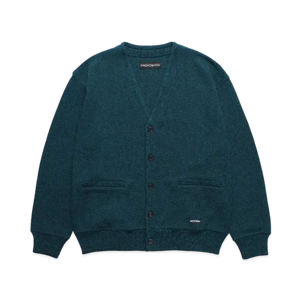 WACKO MARIA Classic Knit Cardigan "Green"