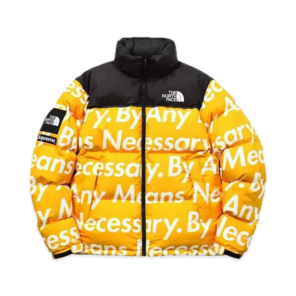 Supreme x The North Face By Any Means Nuptse Jacket "Yellow"