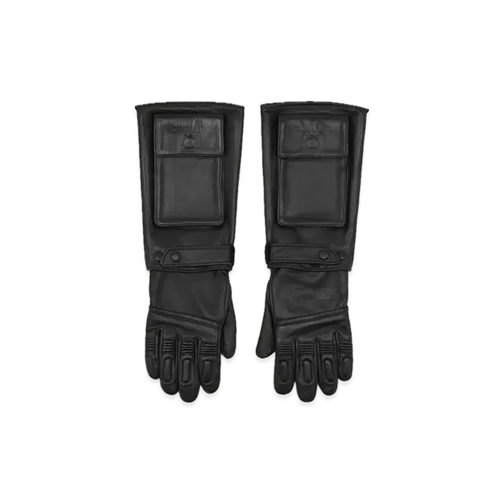 MM6 Maison Margiela x Agnelle Leather Gloves "Black"