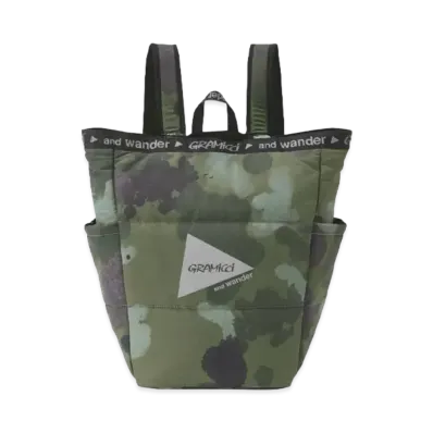 GRAMICCI x and wander Padded 2Way Pack "Camo"