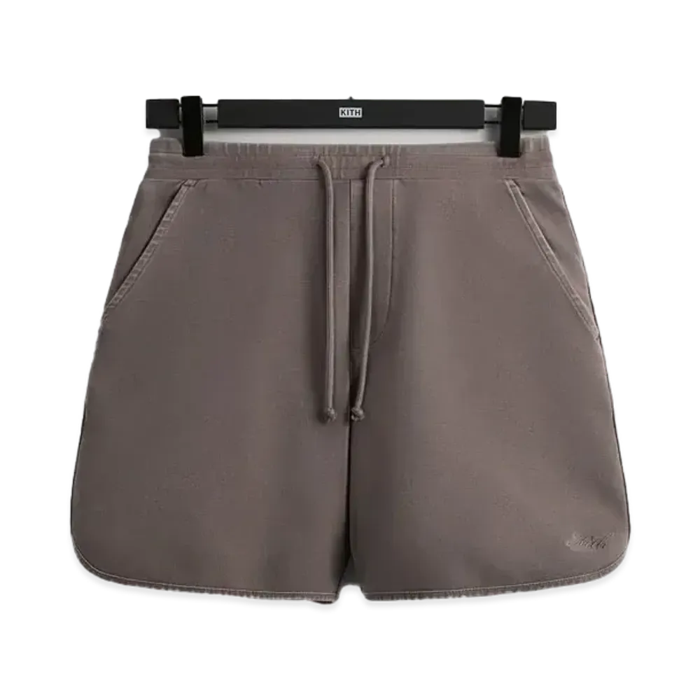 Kith Crystal Wash Interlock Jordan Short "Thunder"