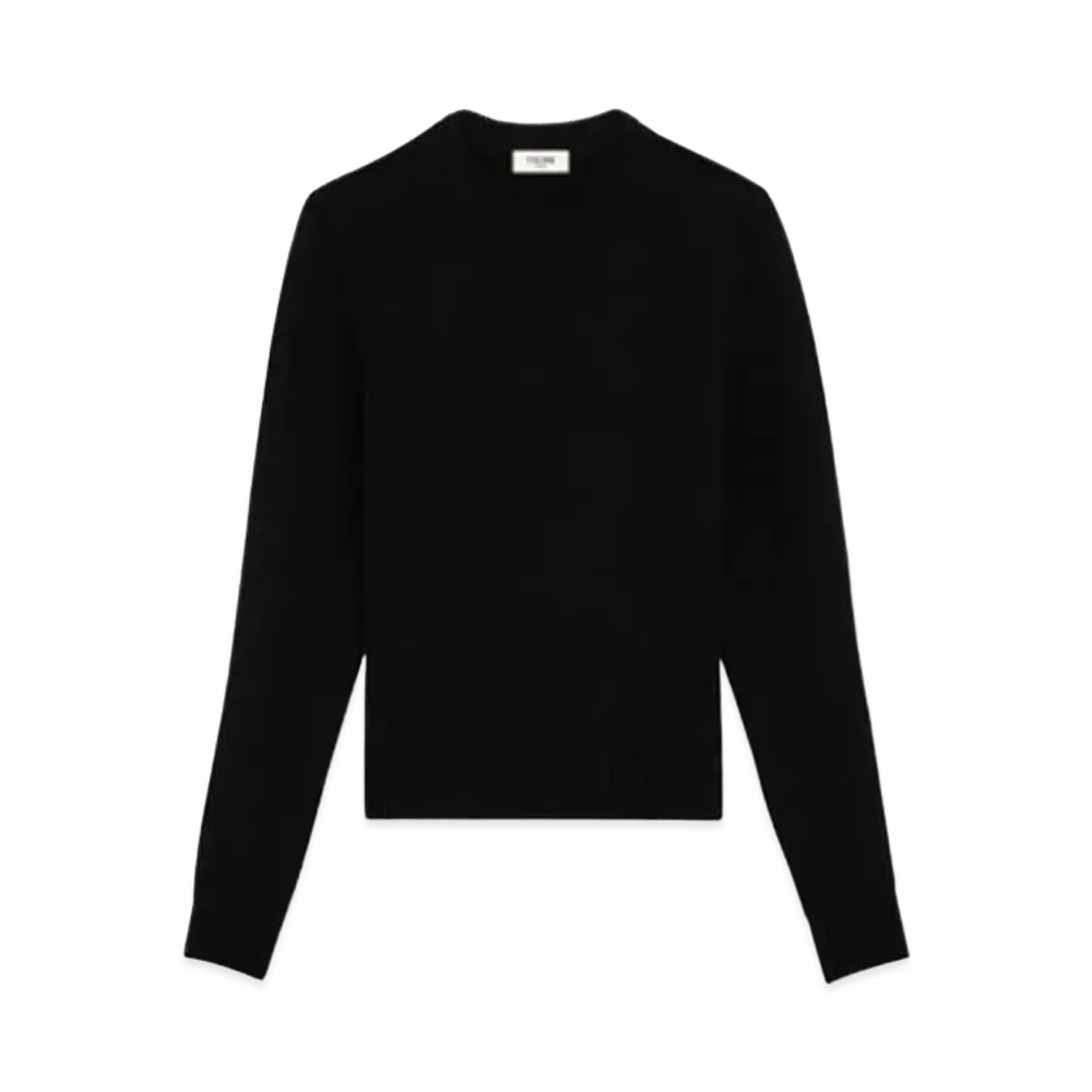 CELINE Crew Neck Sweater / Cashmere "Black"