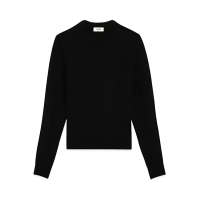 CELINE Crew Neck Sweater / Cashmere "Black"