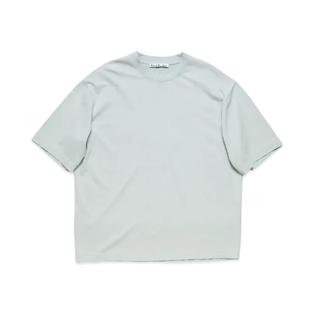 Acne Studios Crew Neck T-Shirt - Relaxed Fit "Soft Blue"