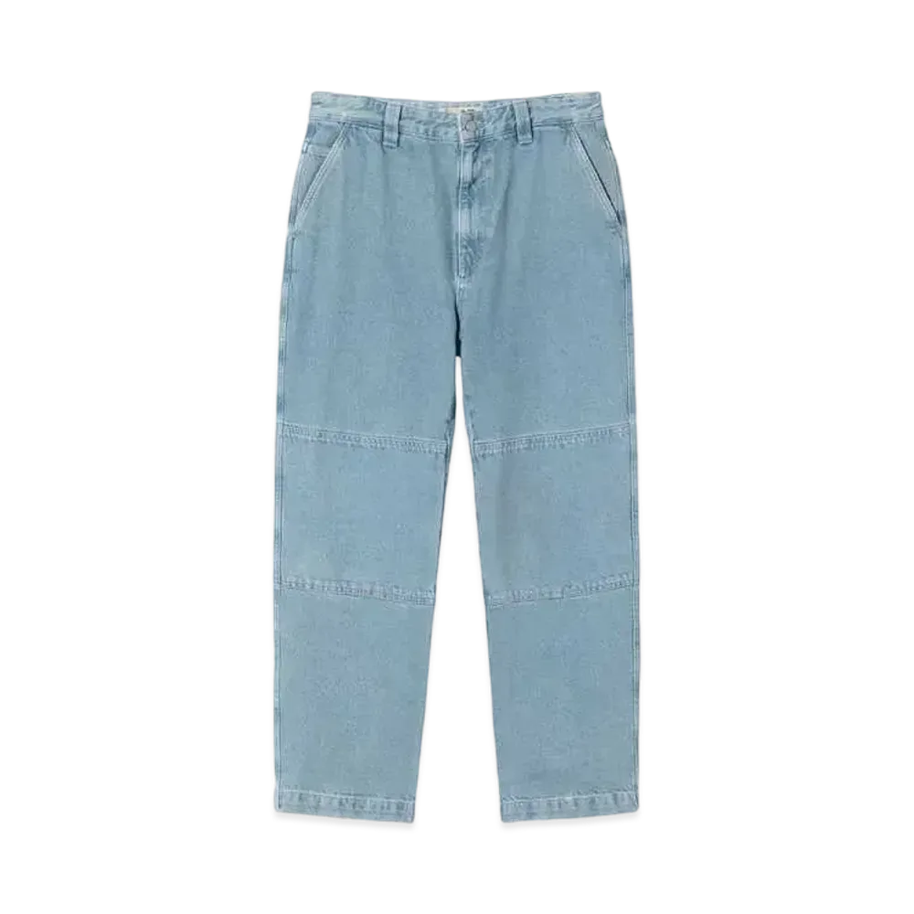 Stussy DENIM DOUBLE KNEE PANT "Stone Wash"