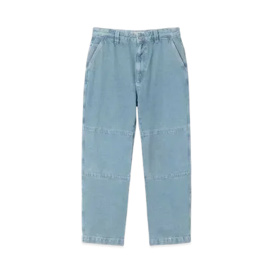 Stussy DENIM DOUBLE KNEE PANT "Stone Wash"