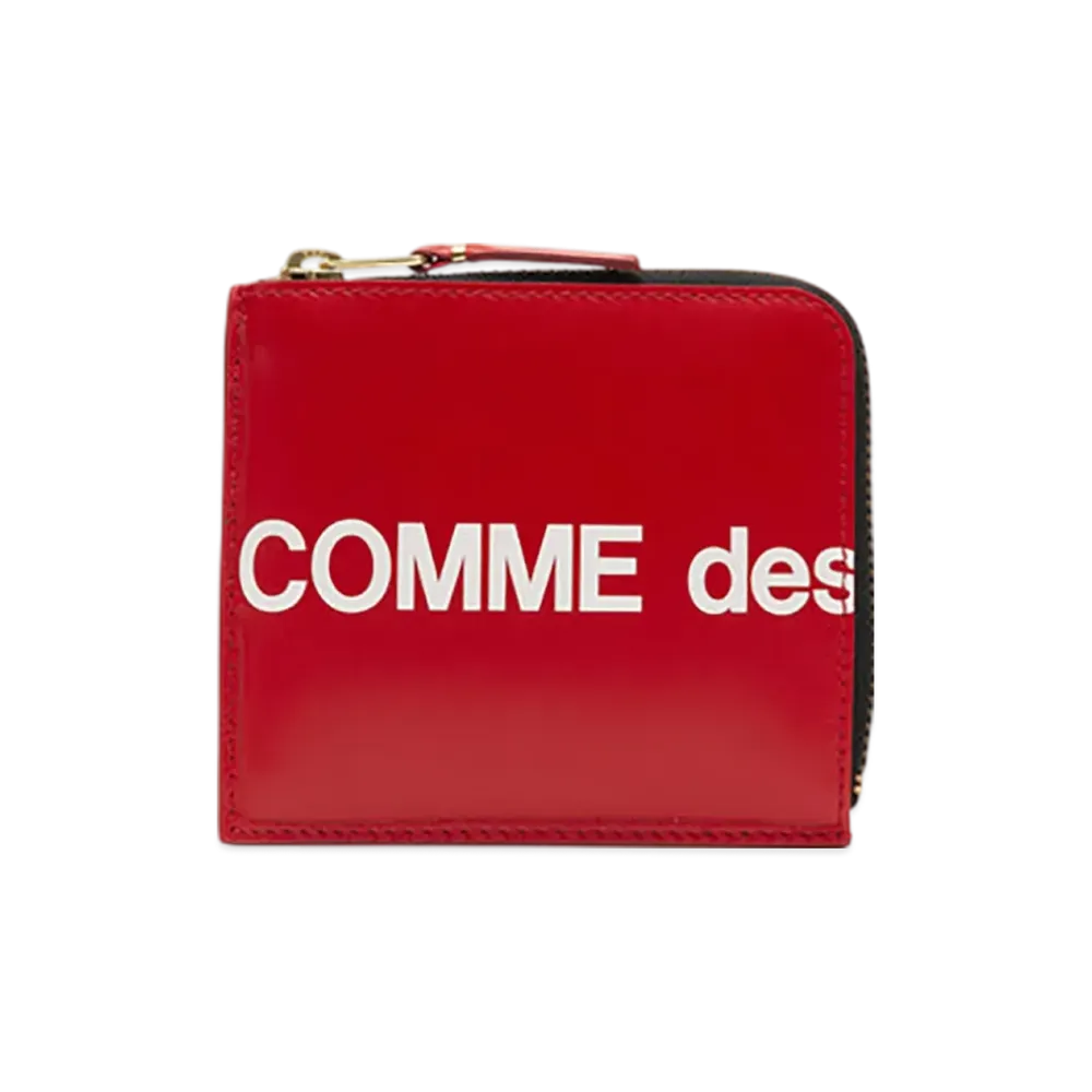 COMME des GARCONS Wallet Huge Logo "Red"