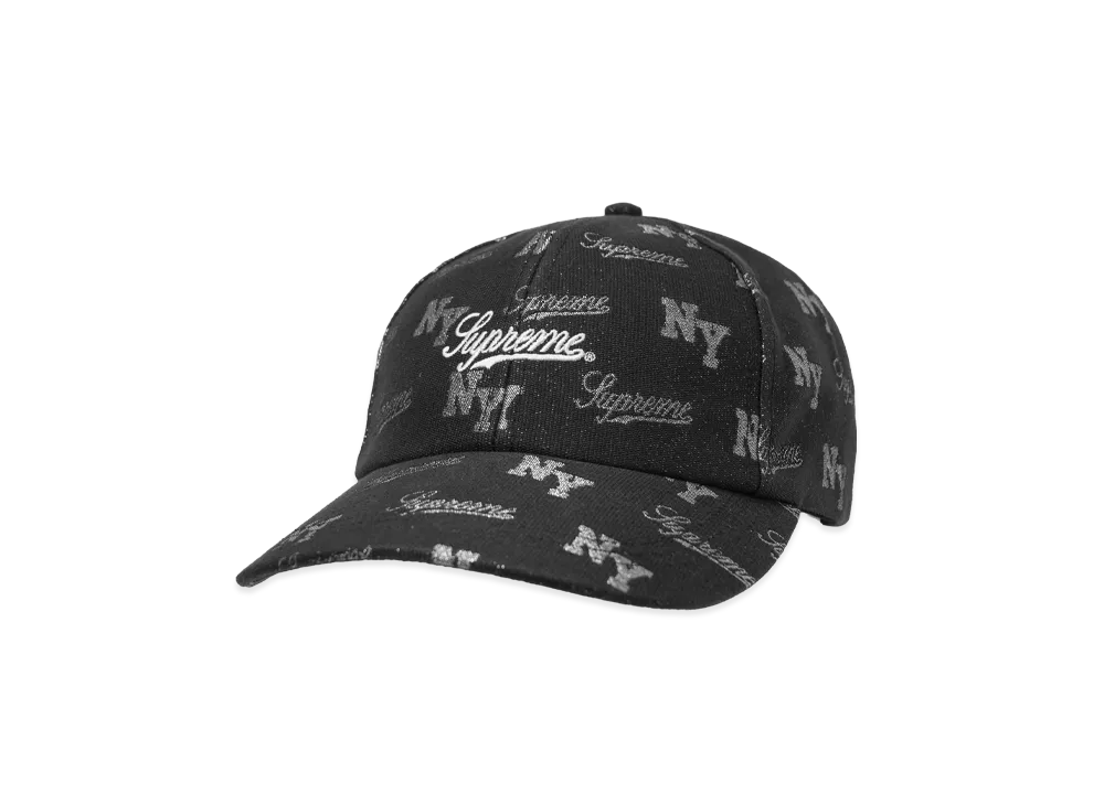 Supreme Monogram 6-Panel "Black"