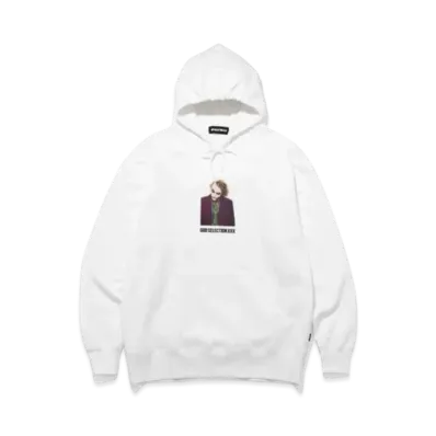 GOD SELECTION XXX x The Dark Knight Hoodie GX-A25-DNHD-01 "White"
