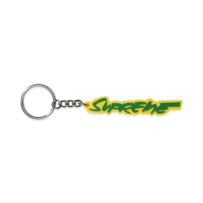 Supreme Futura Logo Keychain "Yellow"
