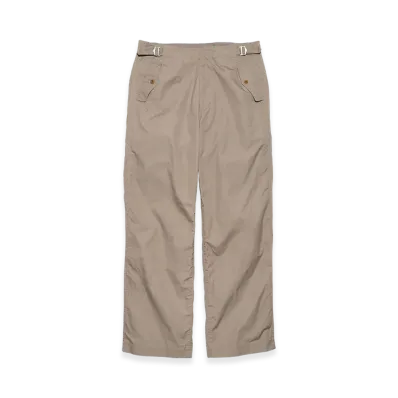 nanamica Side Belt Wide Pants "Taupe"